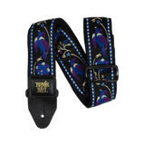 Ernie Ball Jacquard Guitar Strap in Purple Pleasant Pheasant