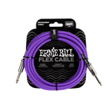 Ernie Ball Flex Instrument Cable Straight/Straight 10ft - Purple