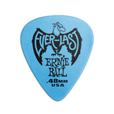 Ernie Ball 0.48 mm Everlast Picks 12 Pack, Blue
