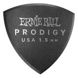 Ernie Ball 1.5 mm Large Shield Prodigy Picks 6 Pack in Black