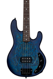 StingRay RAY34 Poplar Burl, Neptune Blue Satin