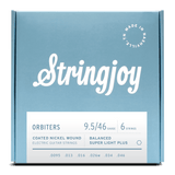 Stringjoy Orbiters Balanced Super Light Plus Gauge (9.5-46) Coated Nickel Wound Electric Guitar Strings