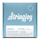 Stringjoy Orbiters Balanced Light Plus Gauge (10.5-50) Coated Nickel Wound Electric Guitar Strings