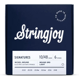 Stringjoy Signatures Wound 3rd Light Gauge (10-48) Nickel Wound Electric Guitar Strings