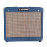 Strauss SVT-15R 15 Watt Combo Valve Amplifier with Reverb (Blue)-SVT-15R-BLU