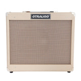 Strauss SVT-15R 15 Watt Combo Valve Amplifier with Reverb (Cream)-SVT-15R-CRM