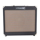 Strauss SVT-15R 15 Watt Combo Valve Amplifier with Reverb (Black)-SVT-15R-BLK