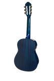 Martinez 1/2 Size Kids Classical Guitar Pack - Starter Kit in Blue Gloss Finish
