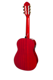 Martinez 1/2 Size Kids Classical Guitar Pack - Starter Kit in Redburst Gloss Finish