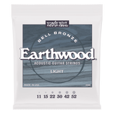 Ernie Ball Light Earthwood Bell Bronze Acoustic Guitar Strings 11-52 Gauge