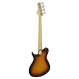 Aria J Series J-B Electric Bass Guitar in 3-Tone Sunburst