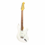 J&D Luthiers Traditional ST-Style Electric Guitar (Vintage White)-JD-DST-VWH