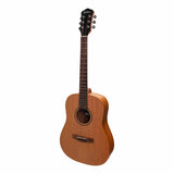 Martinez Acoustic-Electric Middy Traveller Guitar with Built-In Tuner (Mahogany)-MZPT-MT2-MAH
