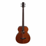 Martinez 'Natural Series' Mahogany Top Acoustic-Electric Bass Guitar (Open Pore)-MNB-15-MOP