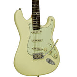 Aria STG-62 Modern Classics Series Electric Guitar in Vintage White