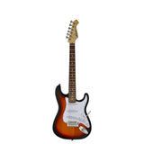 Aria STG-MINI Series 3/4 Size Electric Guitar in 3-Tone Sunburst