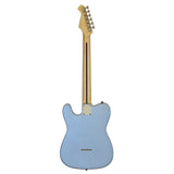 Aria 615-TL Series Semi-Hollow Electric Guitar in Metallic Ice Blue