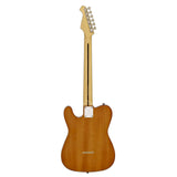 Aria 615-TL Series Semi-Hollow Electric Guitar in Natural Gloss