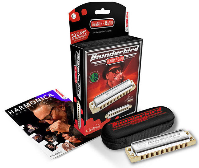 Hohner Marine Band Thunderbird Harmonica in the Key of Low Eb Major