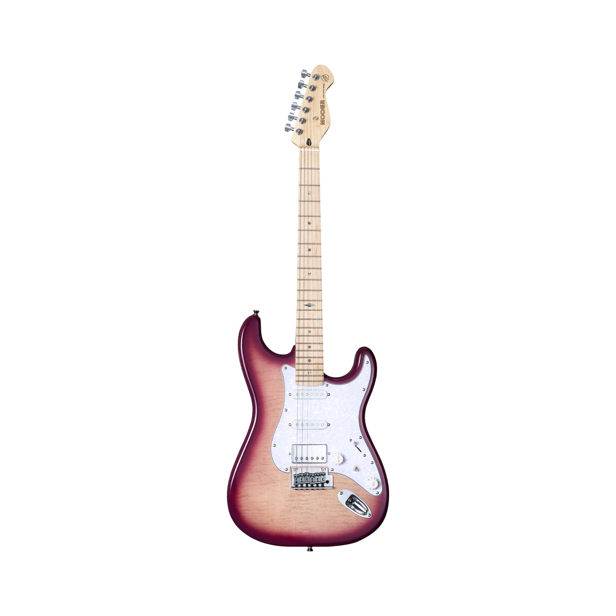 Mooer MSC30 Pro Electric Guitar in Rose Purple