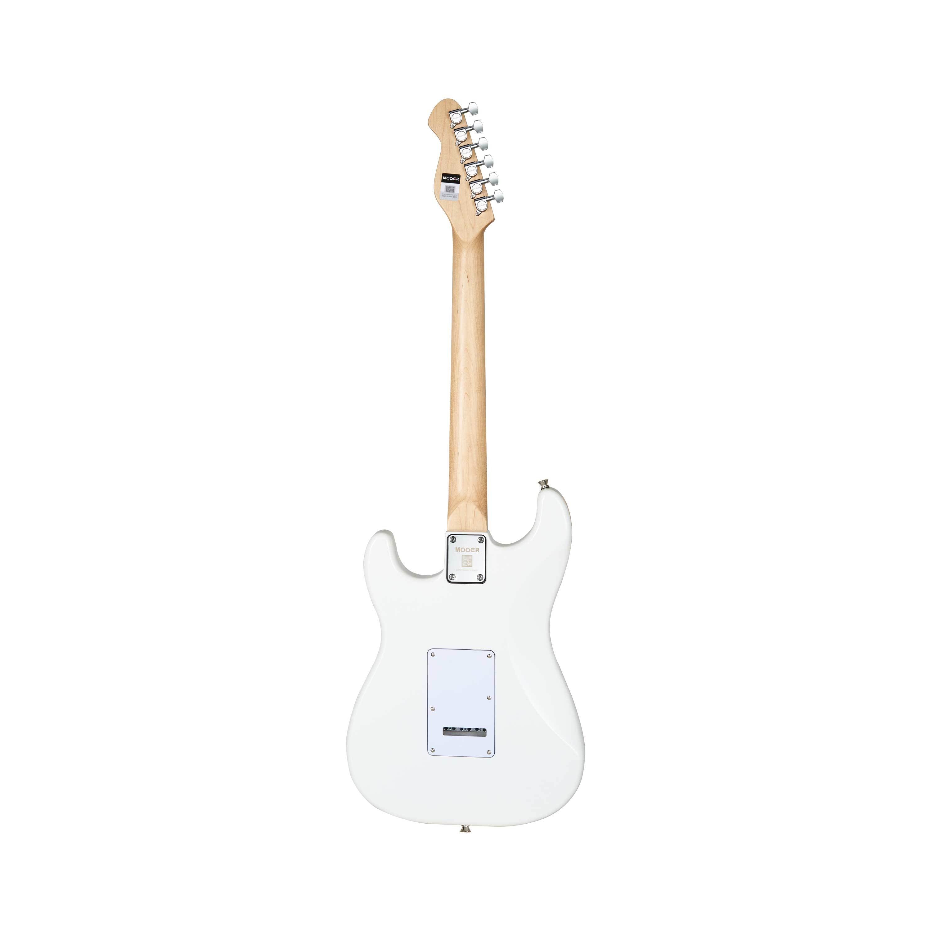 Mooer MCS11 Pro Electric Guitar in Polar White