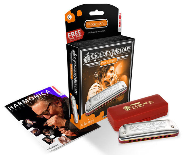 Hohner Progressive Series Golden Melody Harmonica in the Key of C