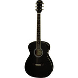 Aria AFN-15 Prodigy Series Acoustic Folk Size Guitar in Black Gloss