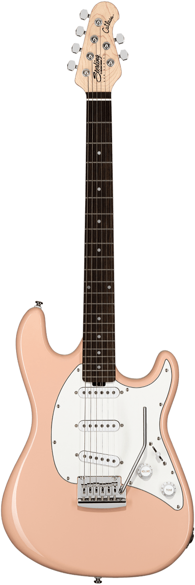 Sterling By Music Man Cutlass CT30SSS Electric Guitar - Stunning Pueblo Pink with Triple Single-Coil Pickups