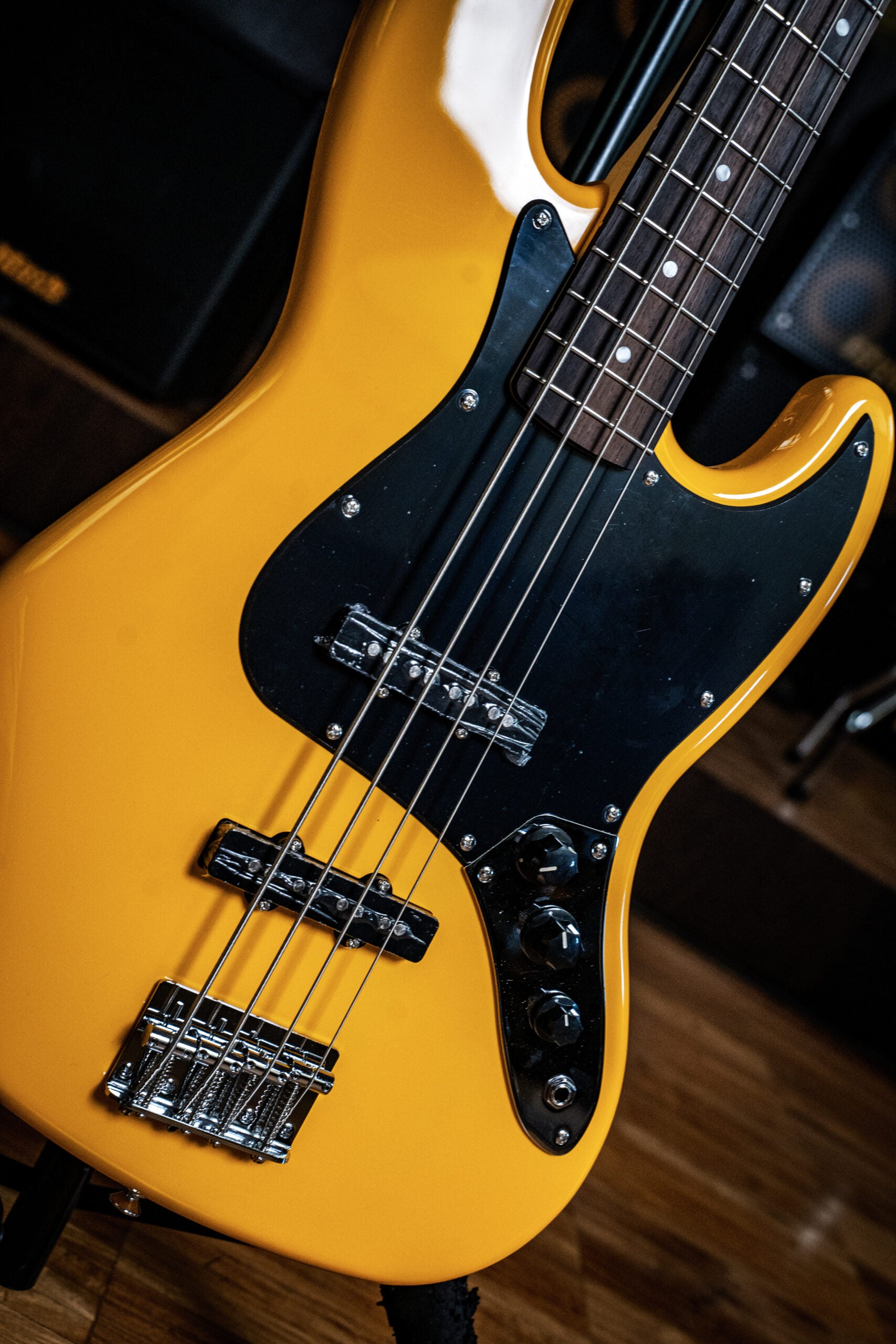 Markbass Yellow JB  Bass Guitar with Laurel Fretboard