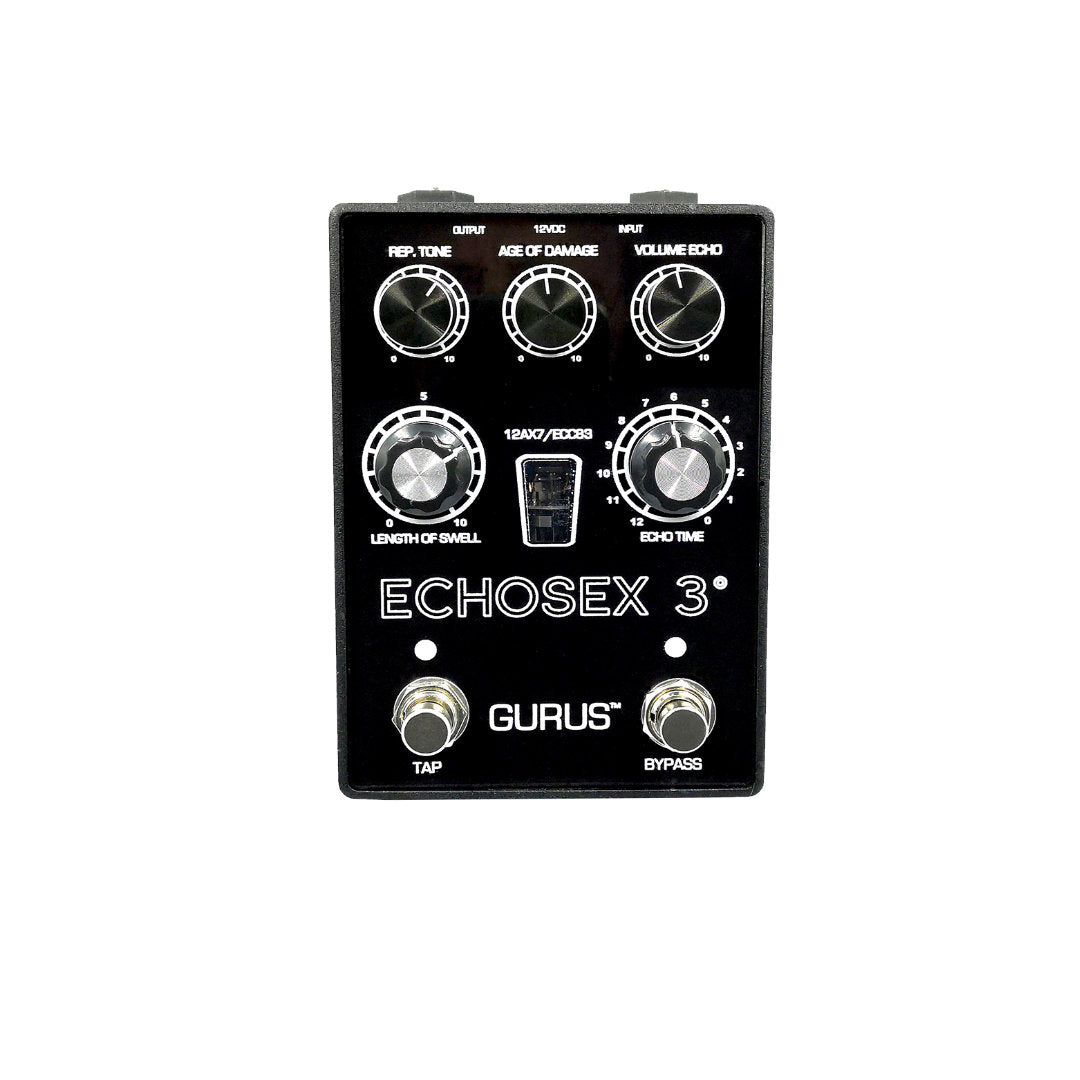 Gurus Echosex 3° (Hi Voltage preamp, Small box, With Tap Tempo) - Black Friday Special
