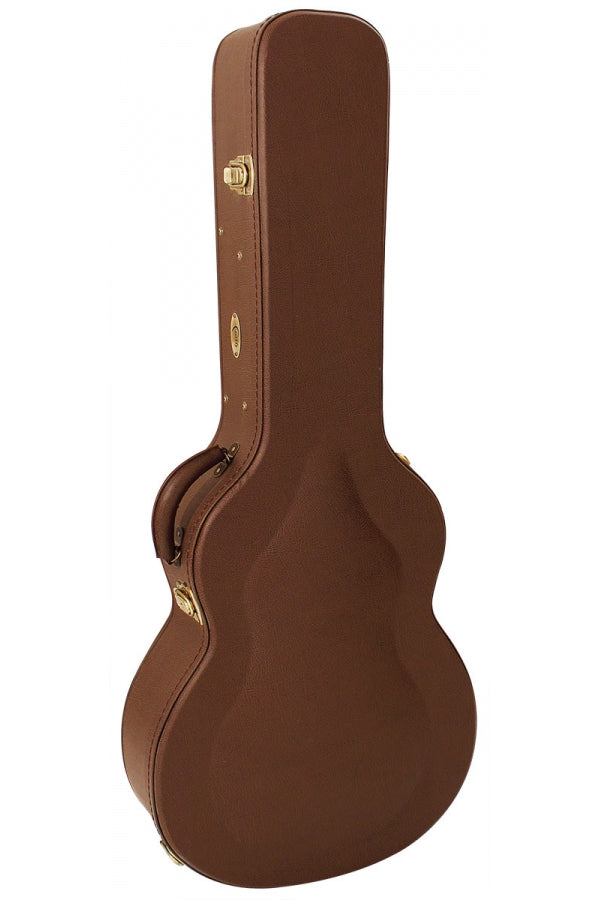 Faith Acoustic Electric Guitar in Dark Natural Gold with Case