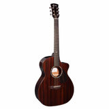 Faith Legacy Acoustic Electric Guitar in Dark Roast Earth with Case