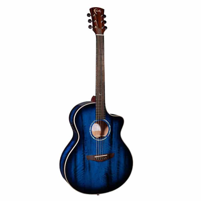 Faith Blue Moon Neptune Cutaway Electro inc Case