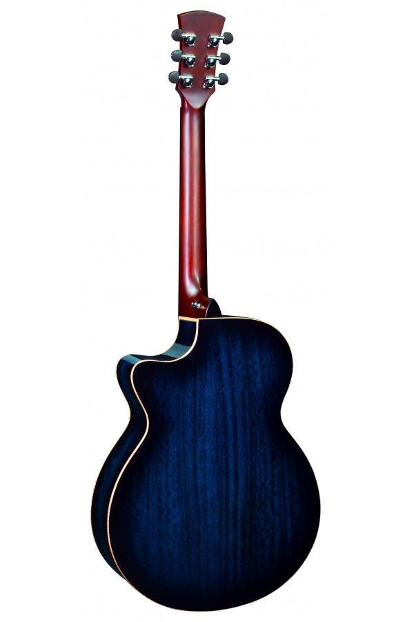 Faith Blue Moon Venus Cutaway Acoustic Electric Guitar with Case