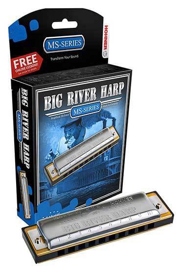 Hohner MS Series Big River Harmonica in the Key of Bb