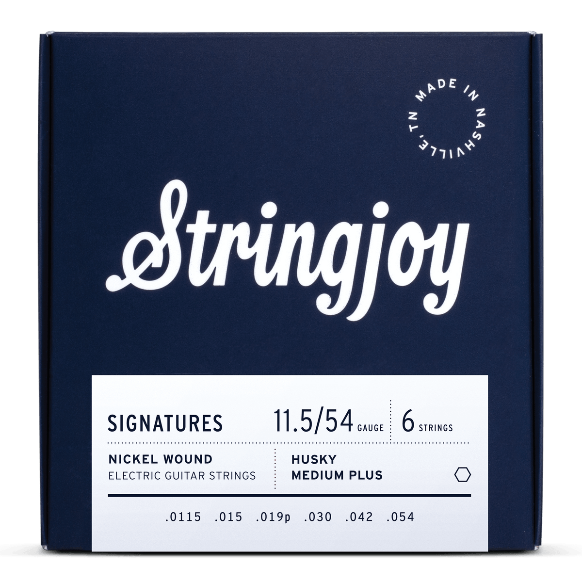 Stringjoy Signatures Husky Medium Plus Gauge (11.5-54) Nickel Wound Electric Guitar Strings