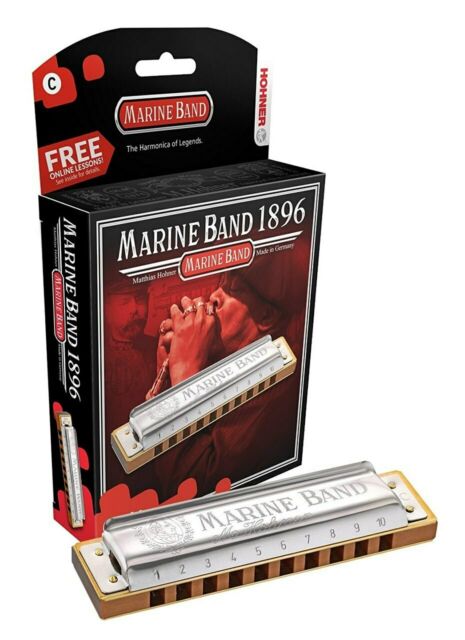 Hohner Marine Band 1896 Classic Harmonica in the Key of A