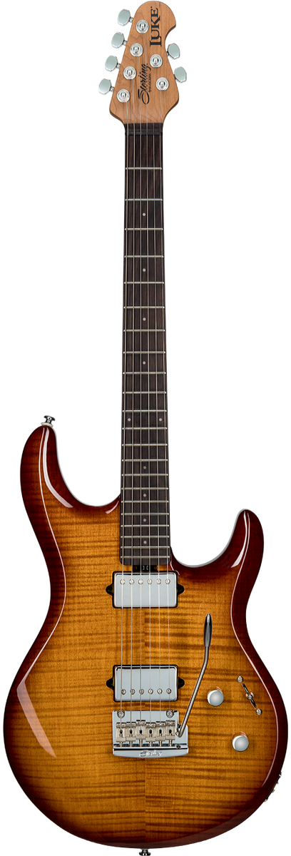 Sterling By Music Man Luke LK100 Guitar in Hazel Burst