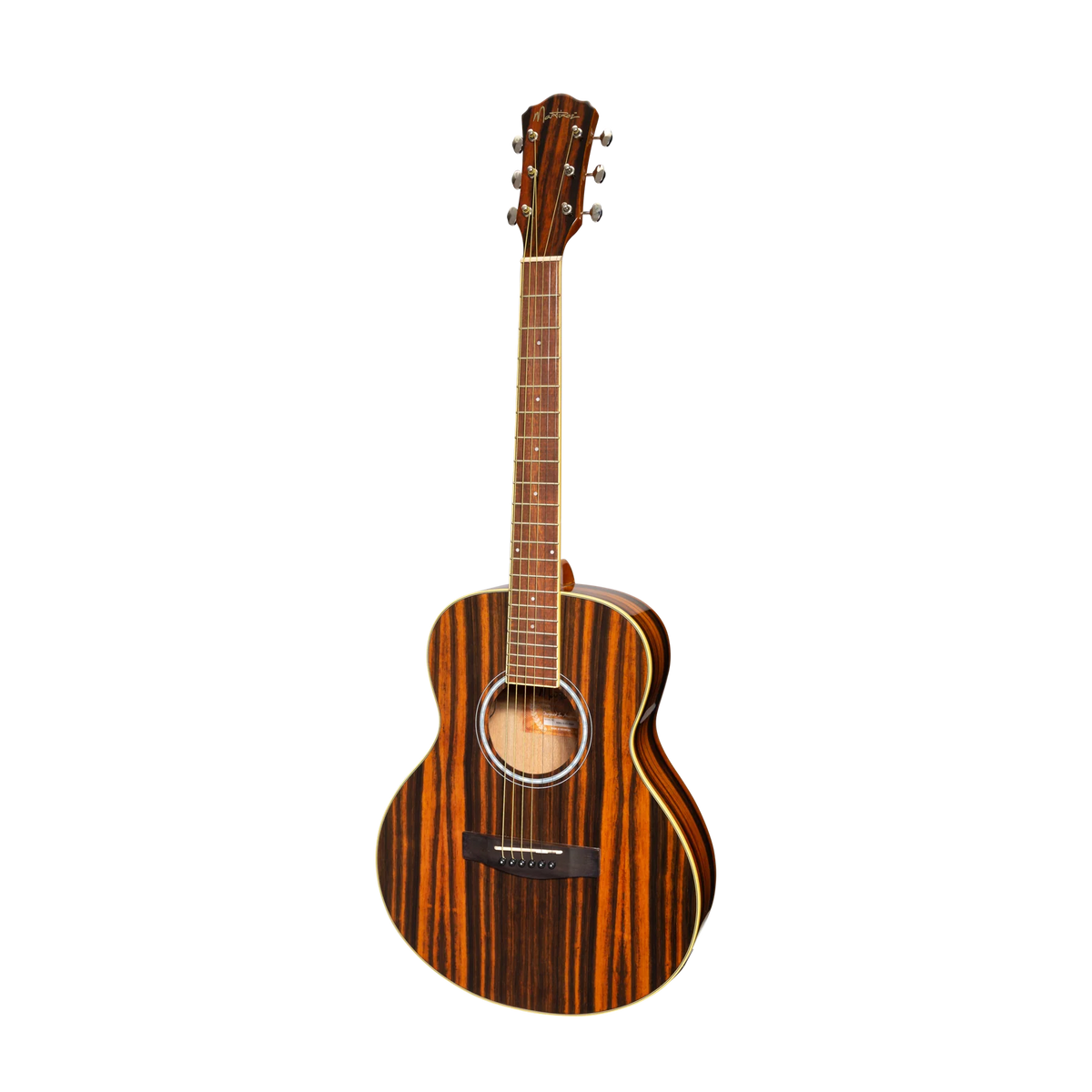 Martinez '51 Series' Amara Acoustic-Electric Short Scale Guitar - Stunning Wood Grain & Easy Play