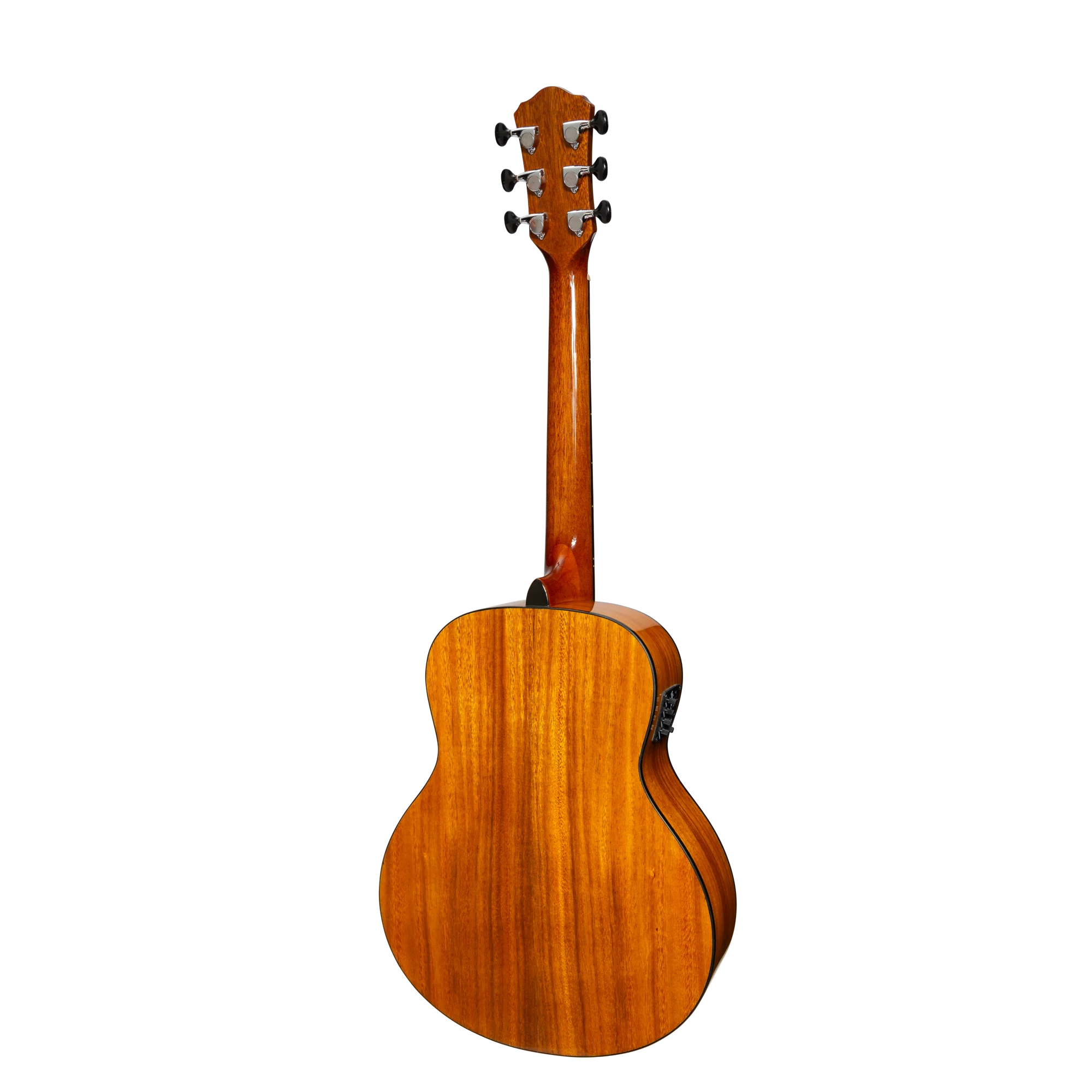 Martinez '51 Series' Koa Acoustic-Electric Short Scale Guitar - Perfect for Beginners & Travel