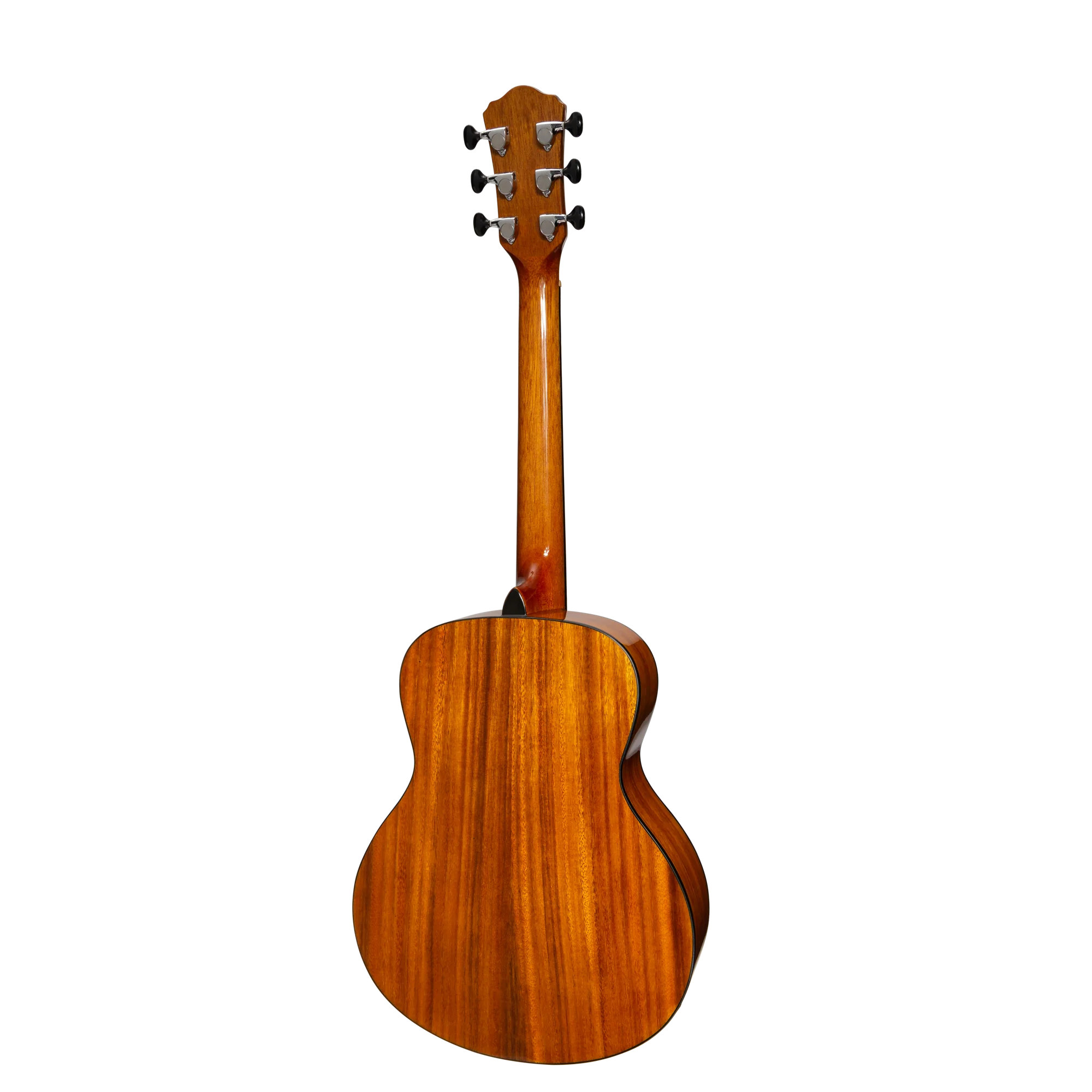 Martinez '51 Series' Left-Handed Acoustic-Electric Guitar - Premium Koa Wood Short Scale with Gloss Finish