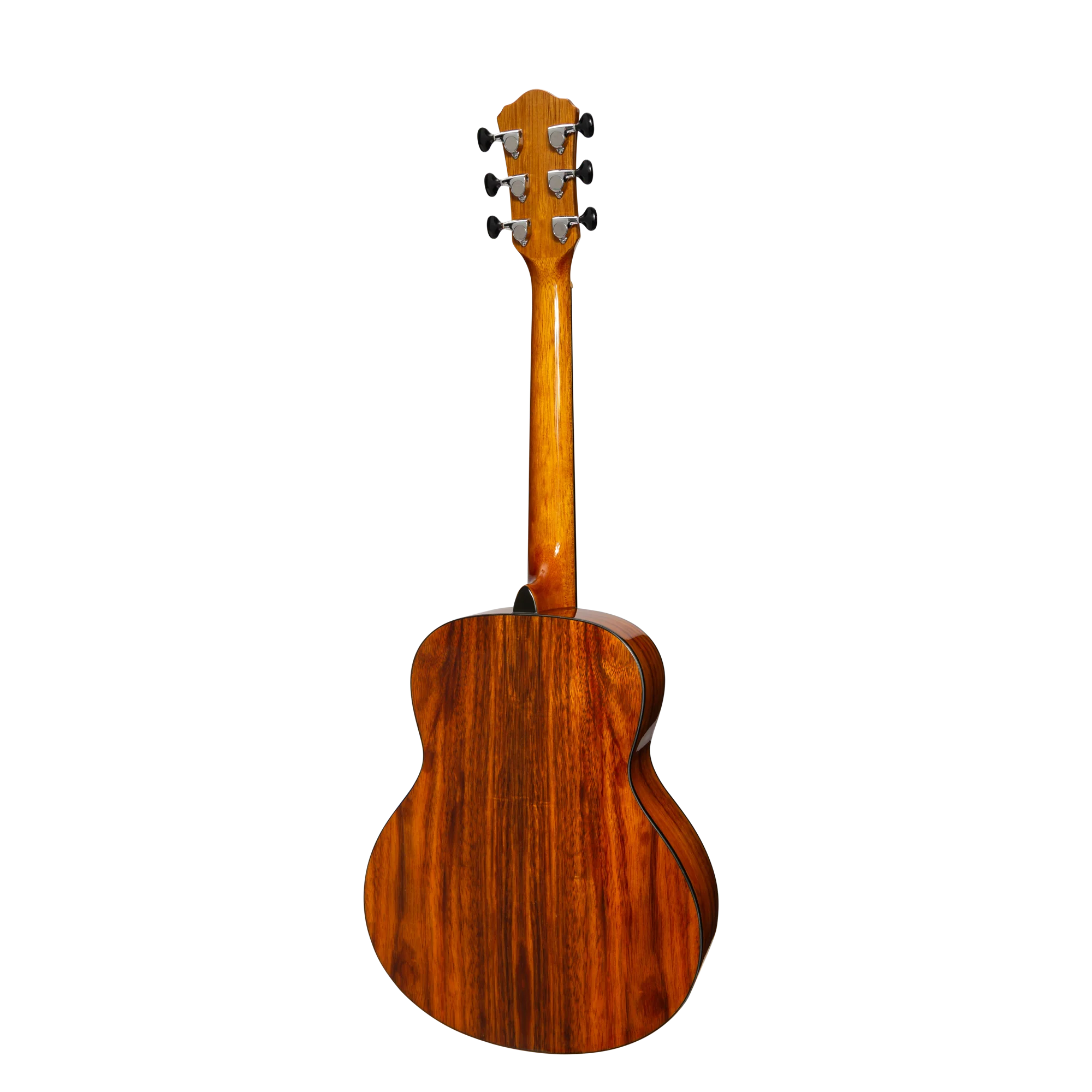 Martinez '51 Series' Left-Handed Acoustic-Electric Guitar - Short Scale Teakwood with Gloss Finish