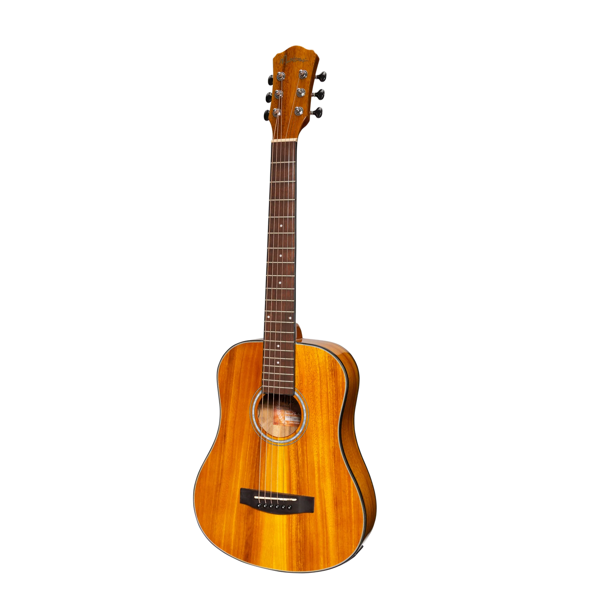 Martinez '51 Series' Babe Traveller Acoustic-Electric Guitar - Koa Gloss Finish