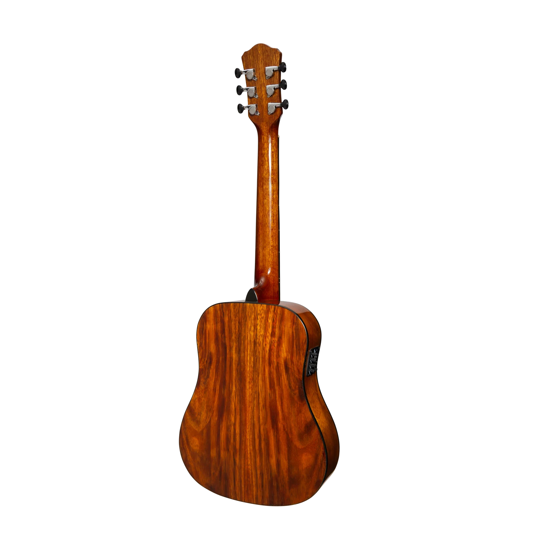 Martinez '51 Series' Babe Traveller Acoustic-Electric Guitar - Teakwood Gloss Finish