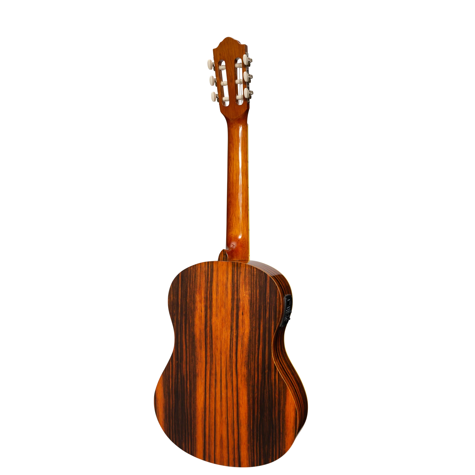 Martinez '51 Series' Electric Classical Guitar 4/4 Size - Amara Gloss Finish with Built-in Tuner