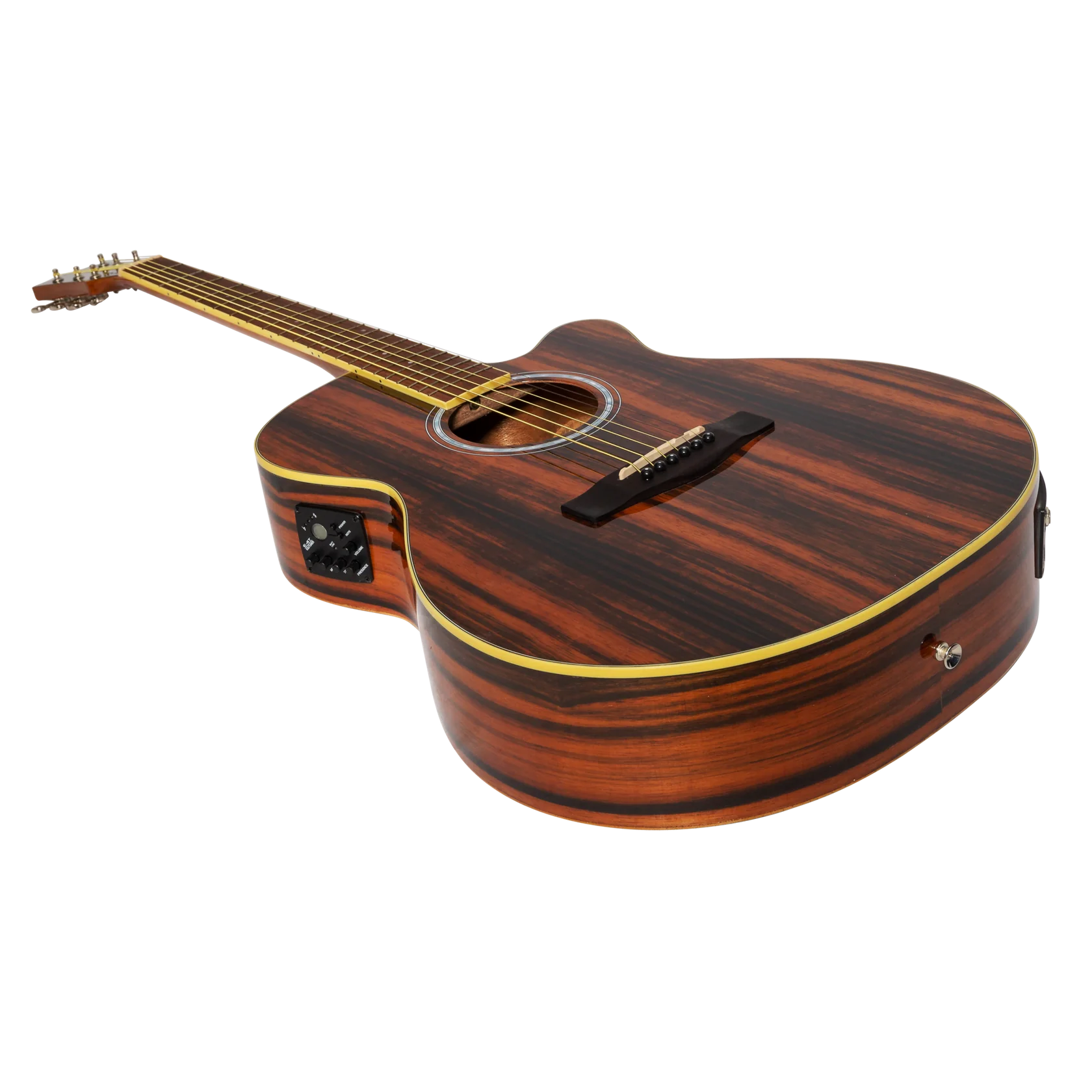 Martinez '51 Series' Folk Size Cutaway Acoustic-Electric Guitar Amara in Gloss Finish