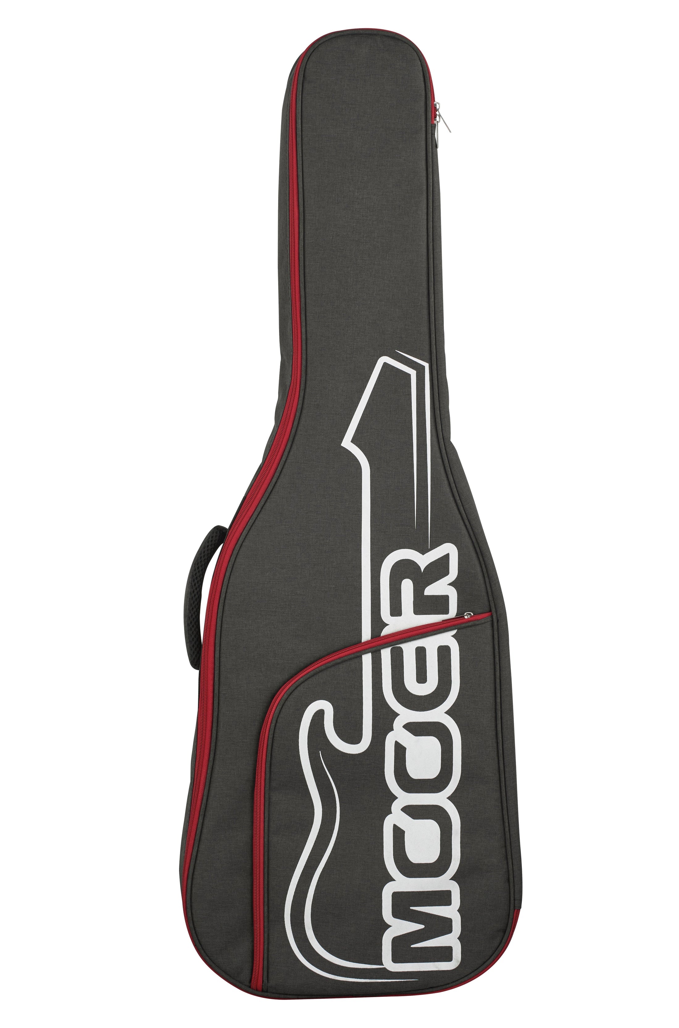 Mooer MSC10 ST-Style Electric Guitar in Black with White Scratch Plate