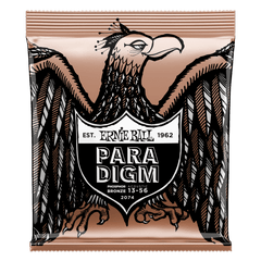 Ernie Ball Paradigm Medium Phosphor Bronze Acoustic Guitar Strings 13-56 Gauge