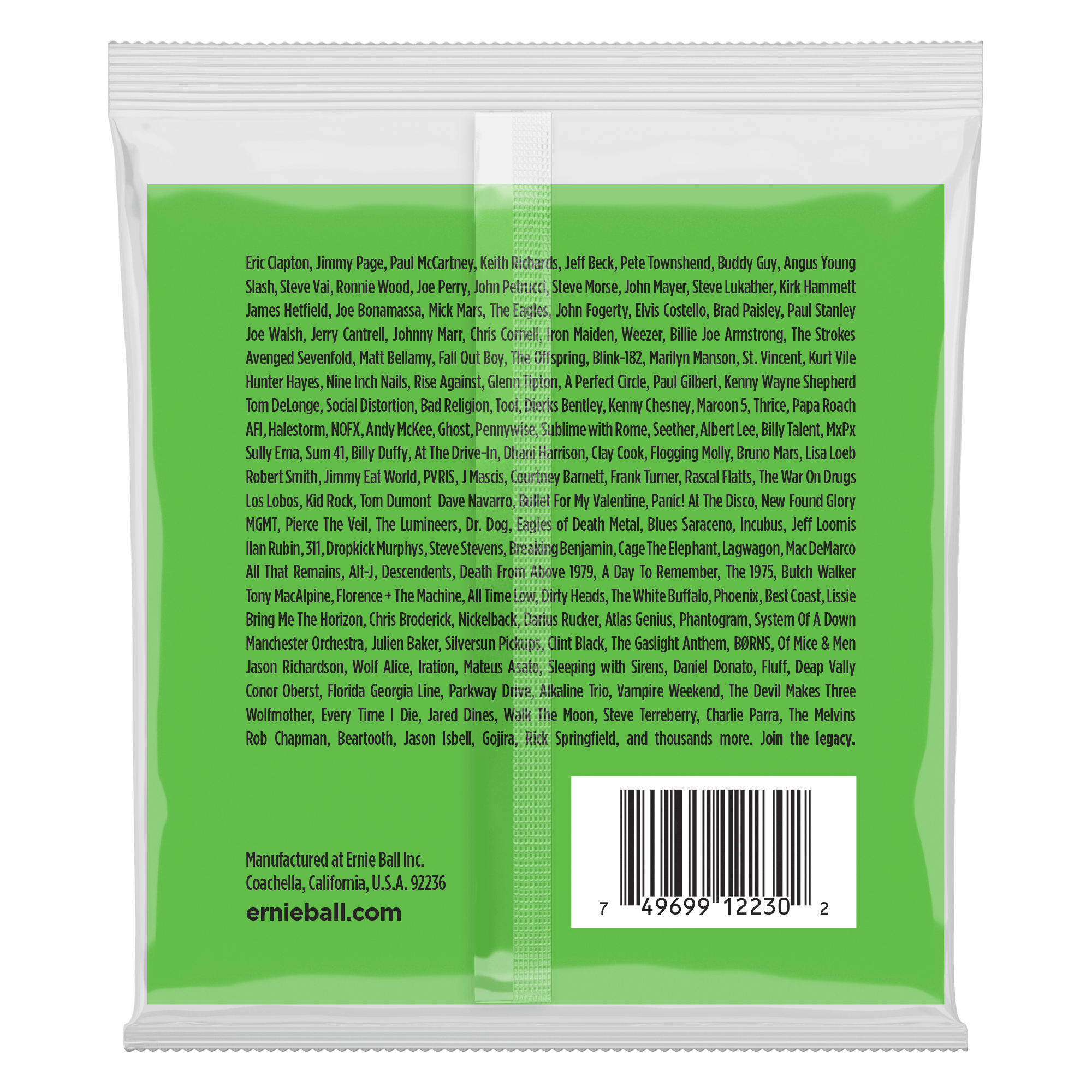 Ernie Ball Slinky 12-String Nickel Wound Electric Guitar Strings 8-40 Gauge
