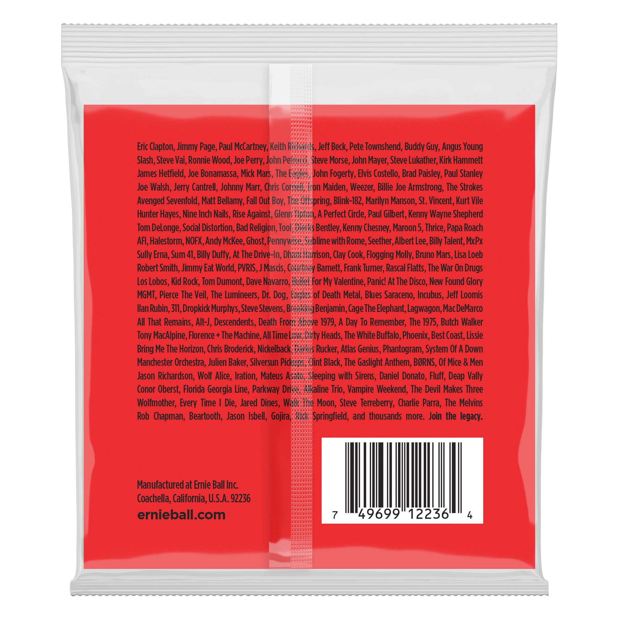 Ernie Ball Medium 12-String Nickel Wound Electric Guitar Strings 11-52 Gauge